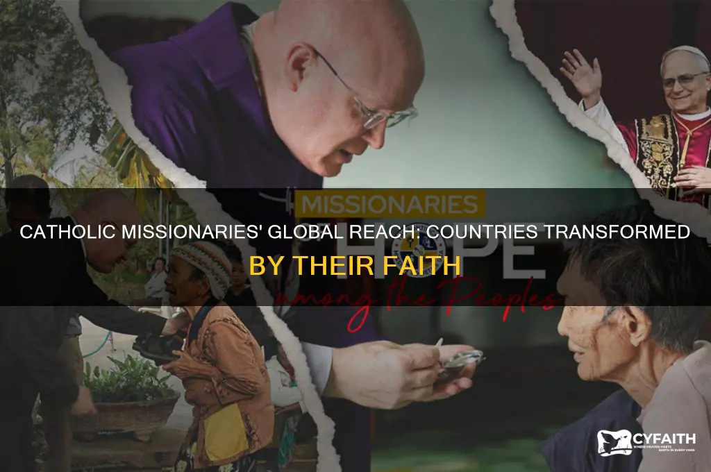 what countries did catholic missionaries
