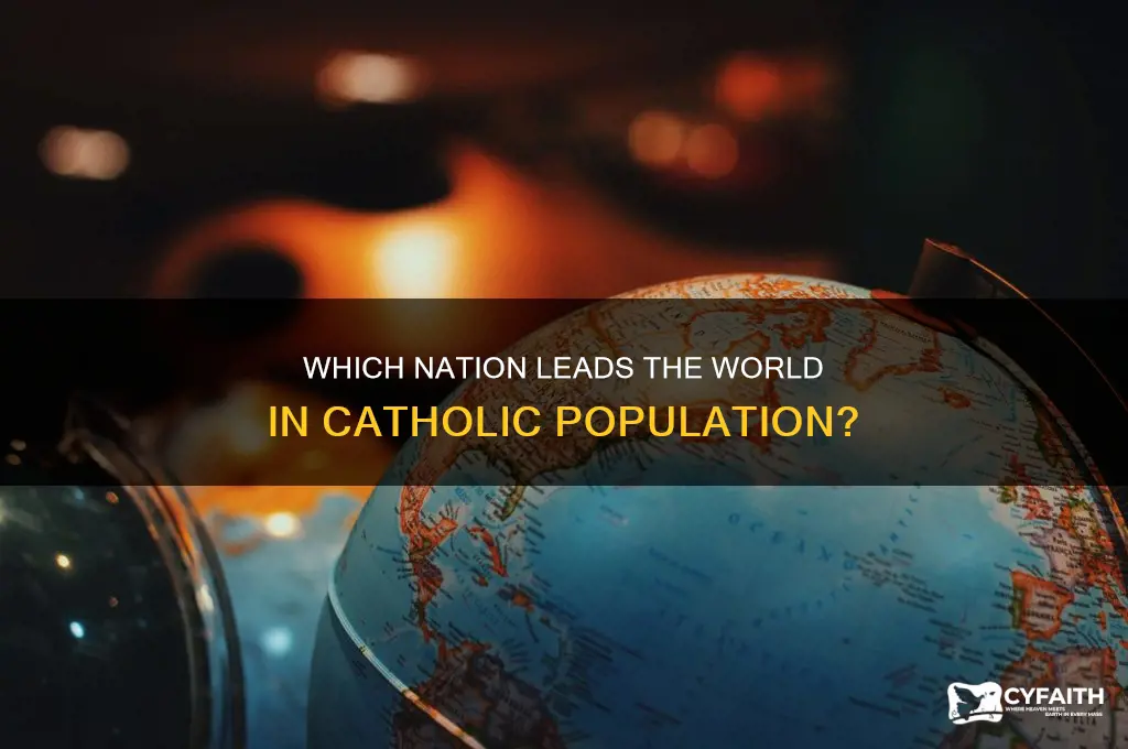 what country boasrs the largest catholic population