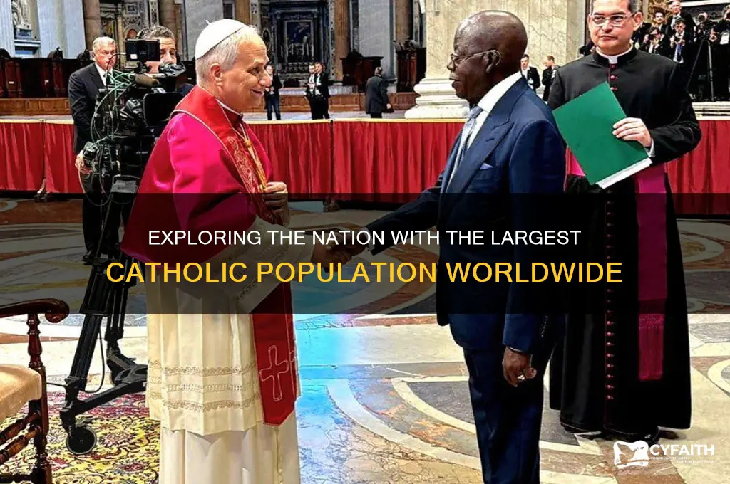 what country has the greatest catholic populatoin