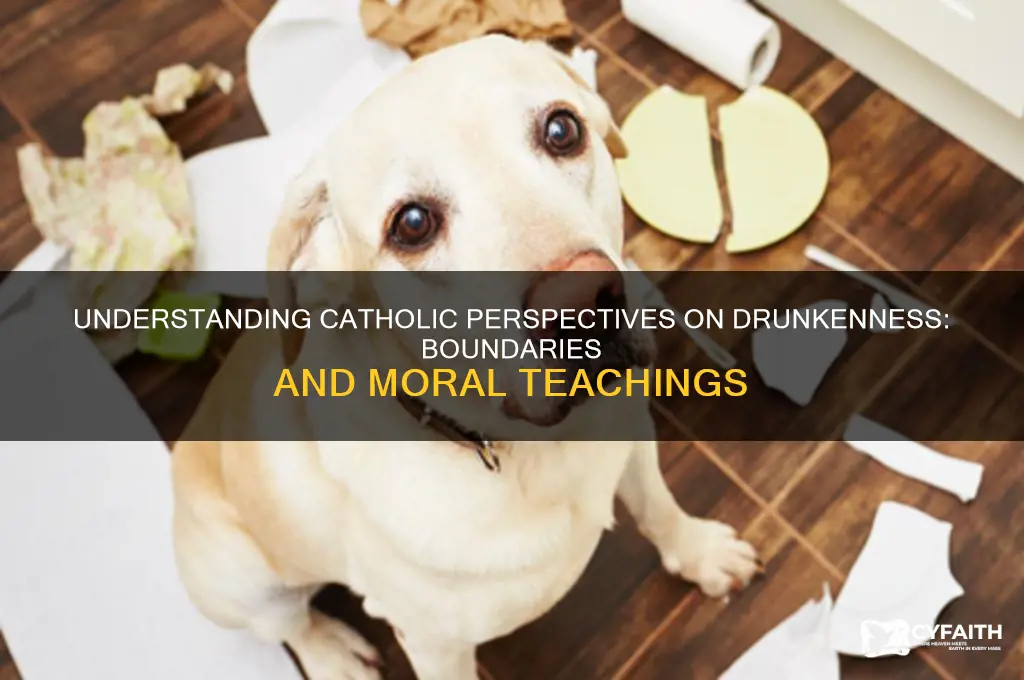 what counts as drunkenness catholic
