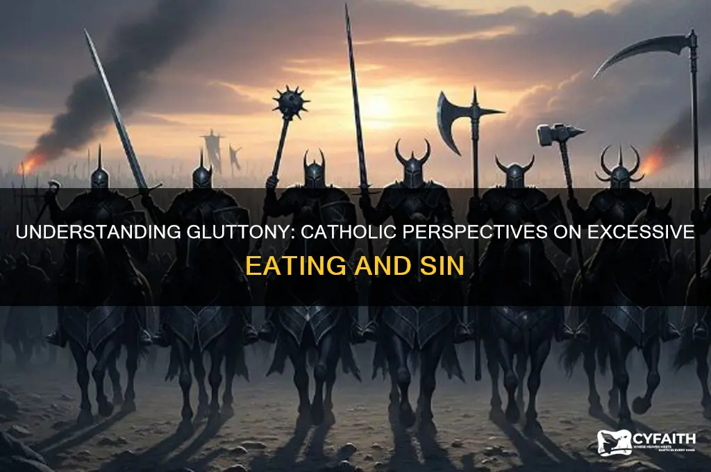 what counts as gluttony catholic answers