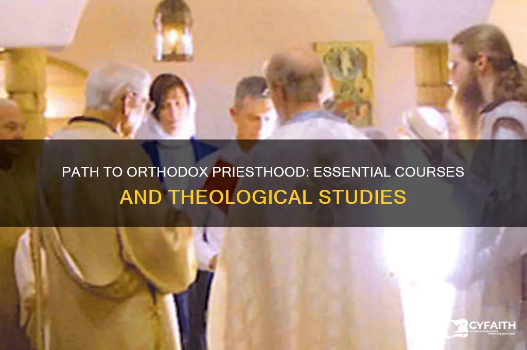what courses do you take to become an orthodox priest