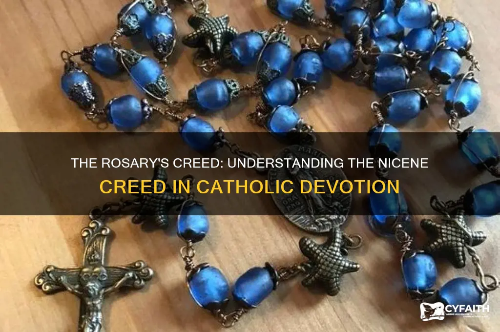 what creed is recited with the rosary catholic