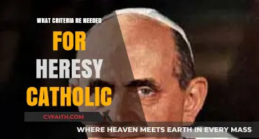Understanding Catholic Heresy: Key Criteria for Identifying Doctrinal Deviations