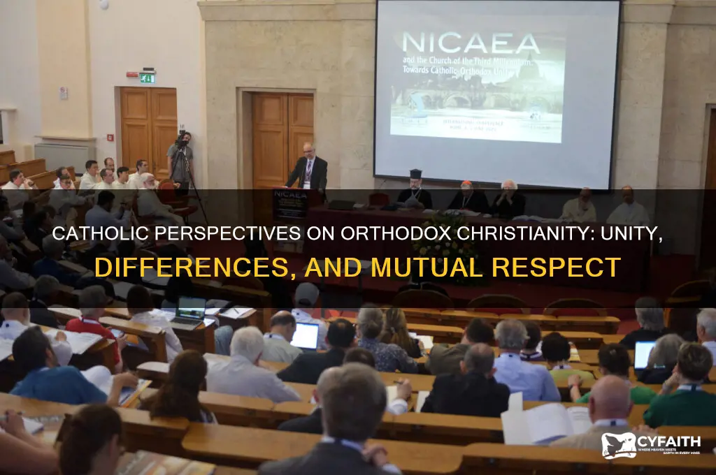 what ctholics think if orthodox