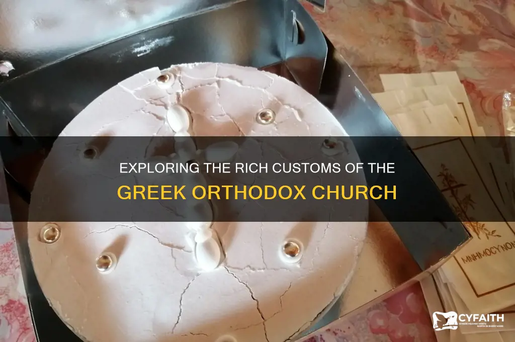 what customs is the greek orthodox church