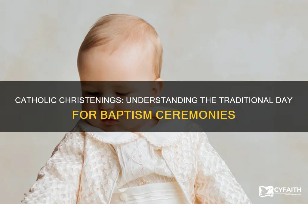 what day are catholic christenings