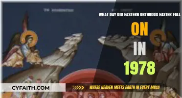Eastern Orthodox Easter Date in 1978: A Historical Overview