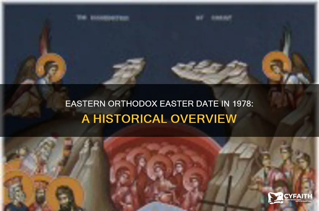 what day did eastern orthodox easter fall on in 1978