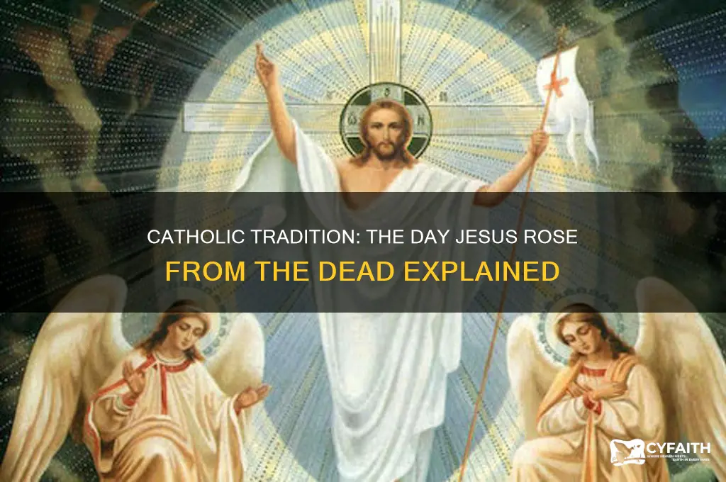 what day did jesus rise catholic