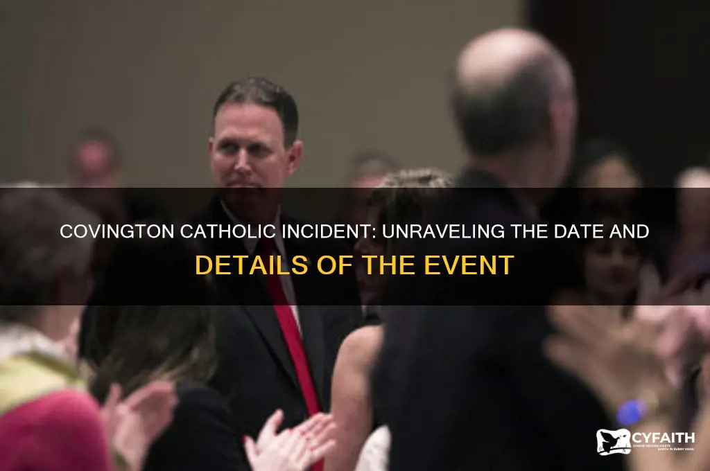 what day did the covington catholic happen