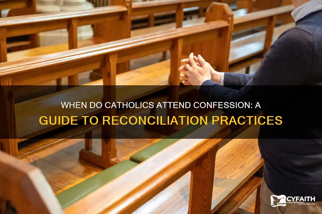 what day do catholics go to confession