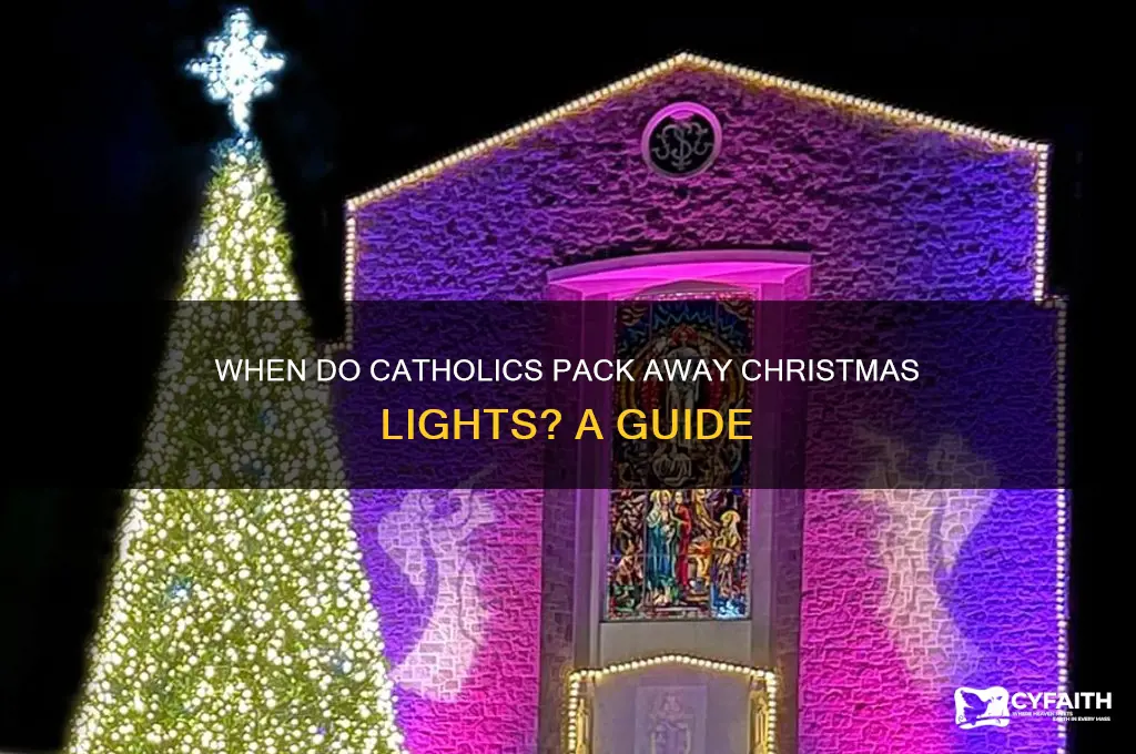 what day do catholics take down their christmas lights