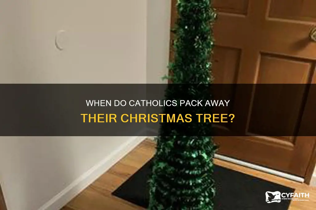 what day do catholics take down their christmas tree