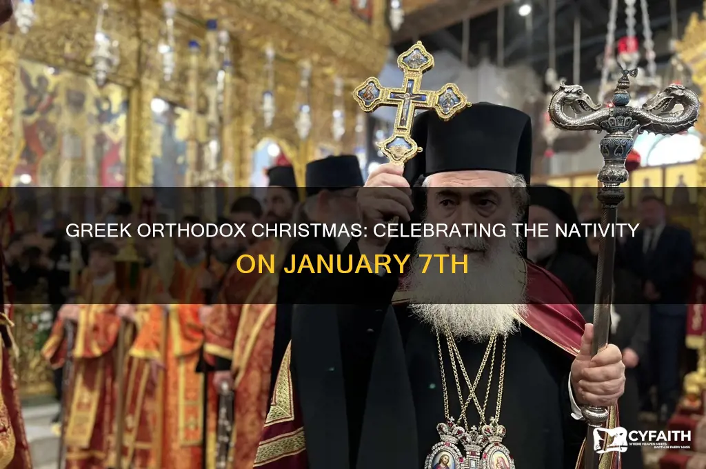 what day do greek orthodox celebrate christmas