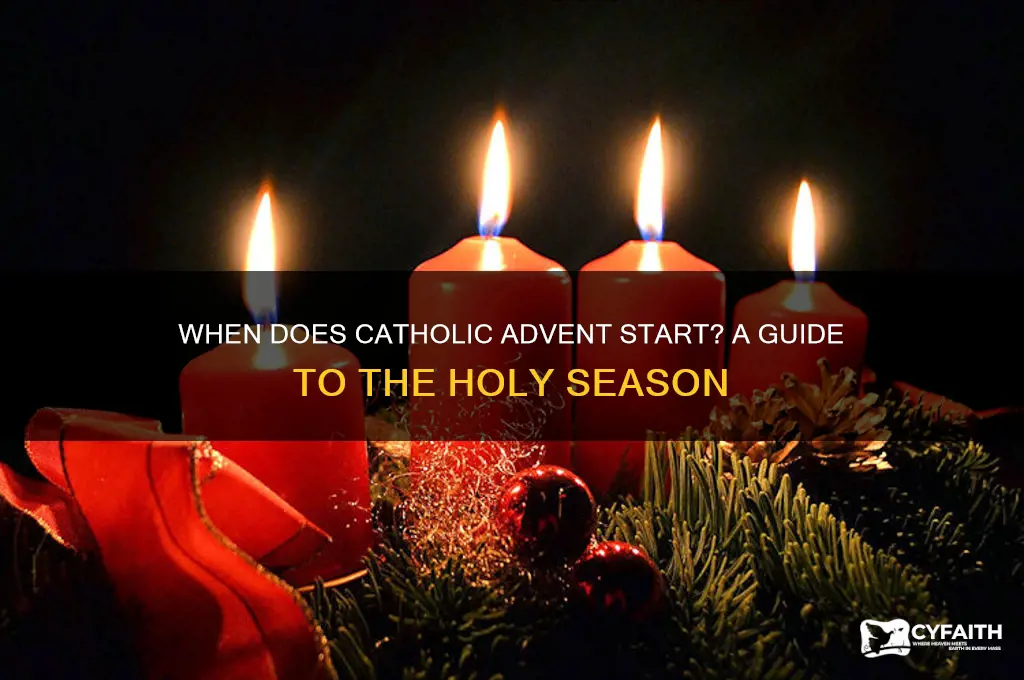 what day does catholic advent begin