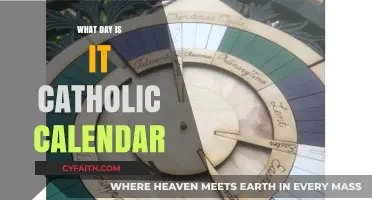 Understanding Today's Date on the Catholic Liturgical Calendar