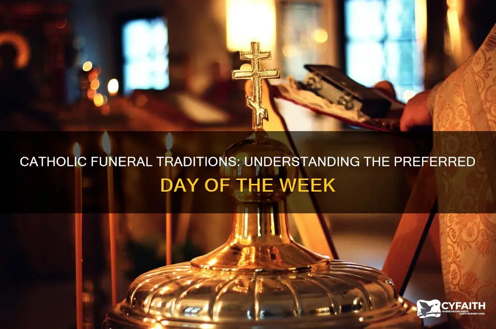 what day of the week are catholic funerals