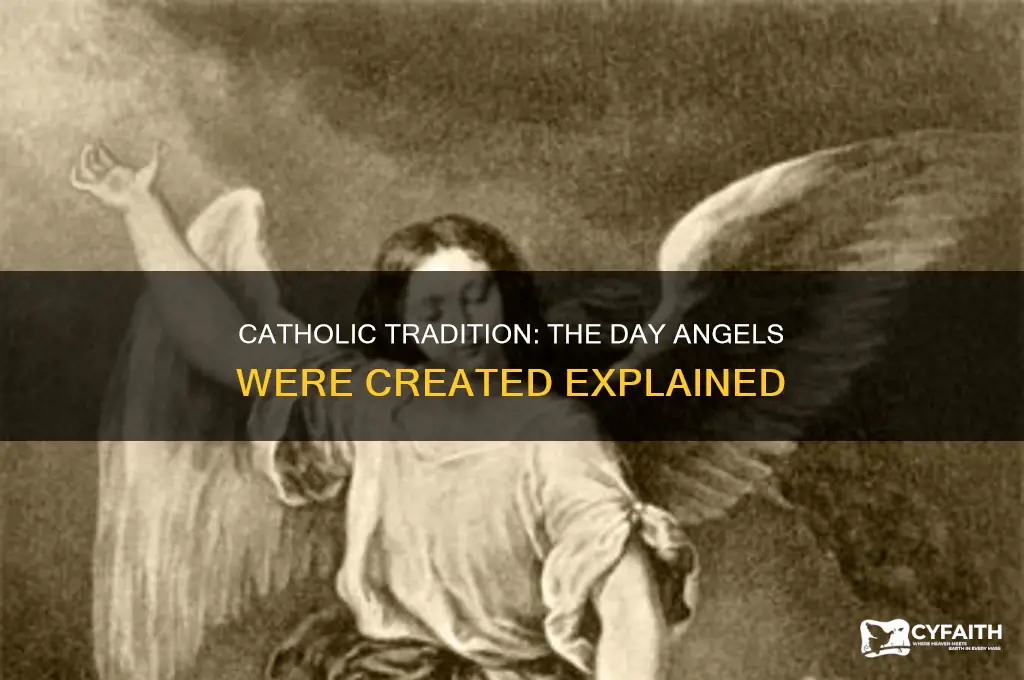 what day were the angels created catholic