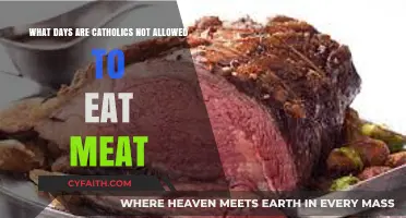 Catholic Meat Abstinence Days: Understanding When to Avoid Meat