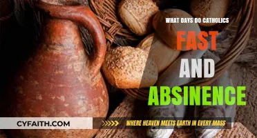 Catholic Fasting and Abstinence: Understanding Observance Days and Practices