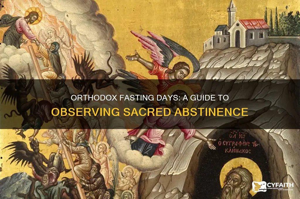 what days do orthodox fast