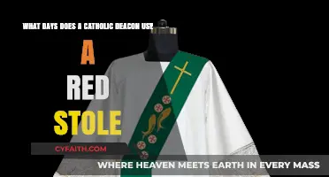 When Does a Catholic Deacon Wear a Red Stole?