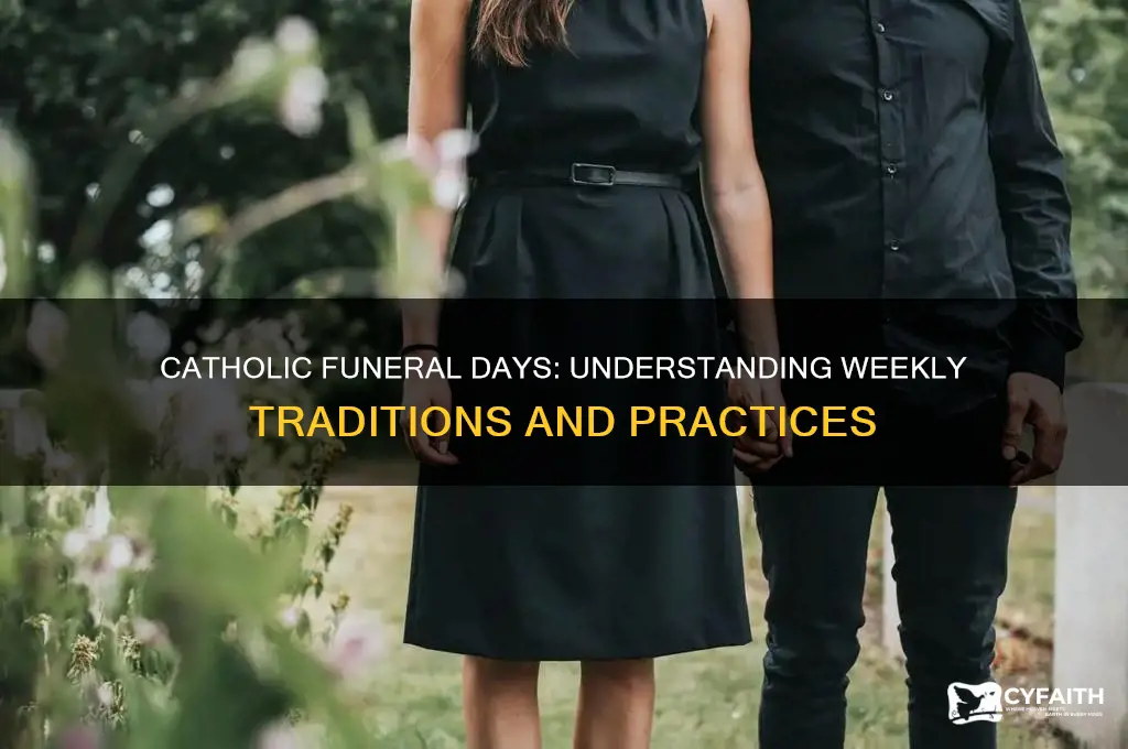 what days of the week do catholics have funerals on