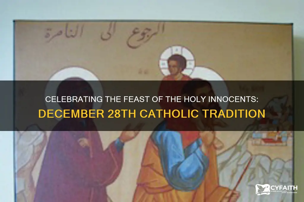 what december 28 catholic holiday