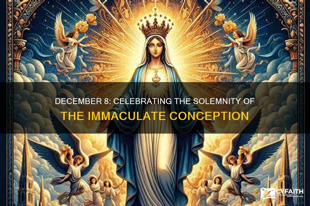 what december 8 catholic holiday