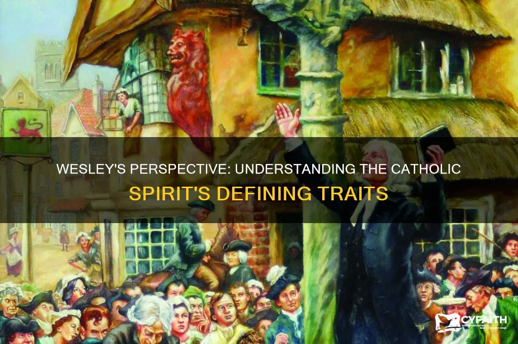 what defines a catholic spirit in john wesley