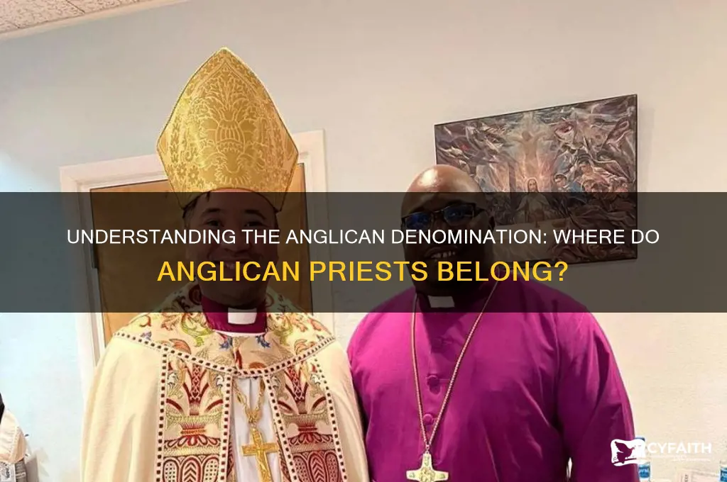 what denomination does anglican priest belong to