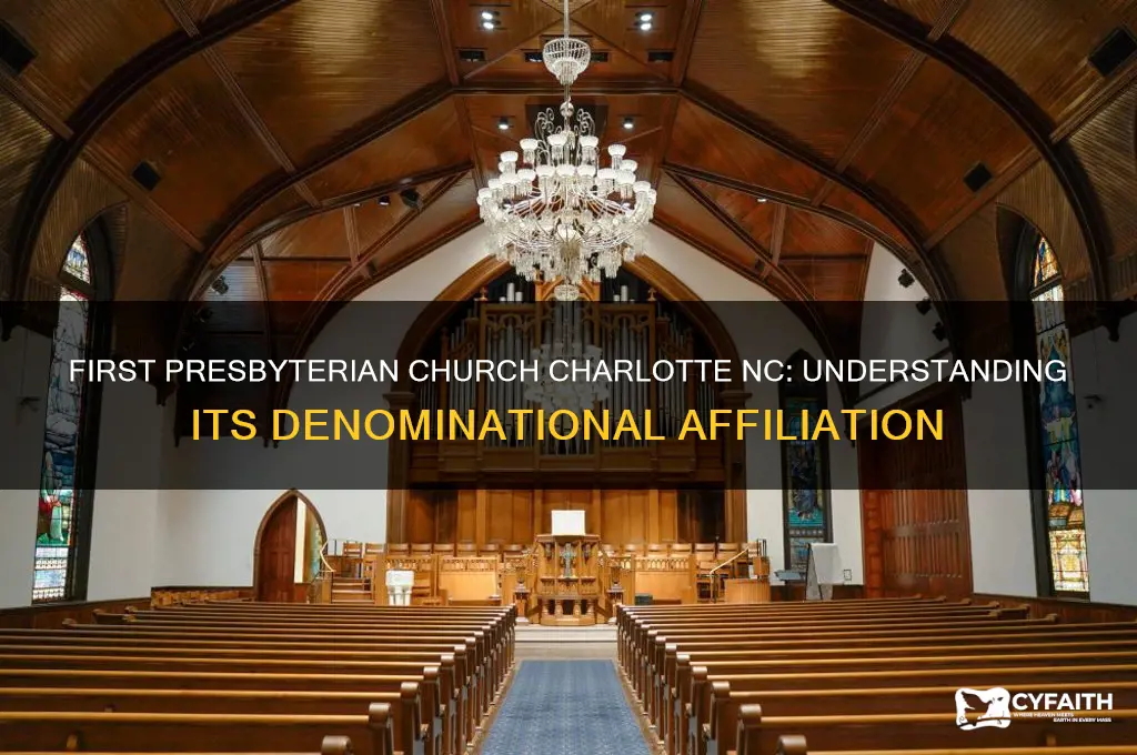 what denomination is first presbyterian church charlotte nc