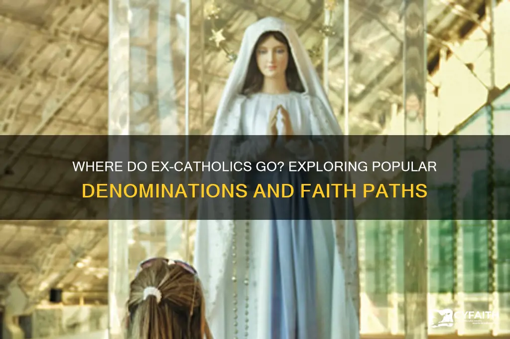 what denominations do ex catholics join