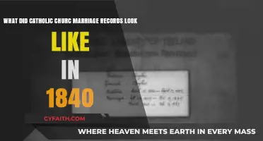 Exploring 1840 Catholic Church Marriage Records: Format and Details