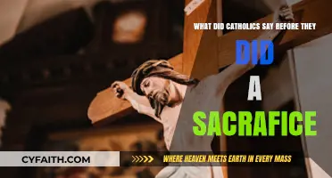 Ancient Catholic Rituals: Pre-Sacrifice Prayers and Practices Explained