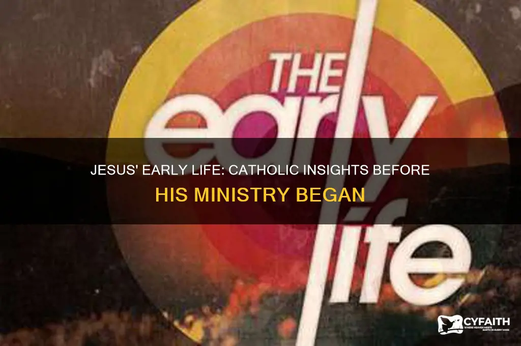 what did jesus do before he started his ministry catholic