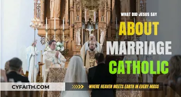 Jesus on Marriage: Catholic Teachings and Sacred Union Insights