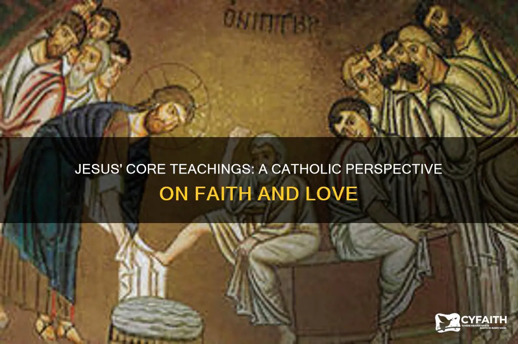 what did jesus teach catholic