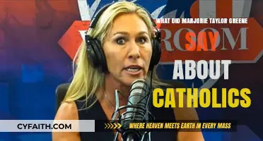 Marjorie Taylor Greene's Controversial Remarks on Catholics: Unpacked