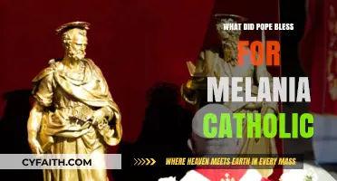 Pope's Blessing for Melania: A Catholic Perspective on the Event