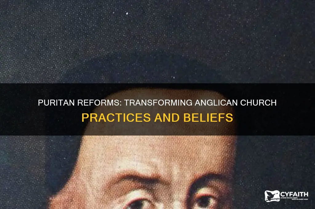 what did puritans want to change in the anglican church