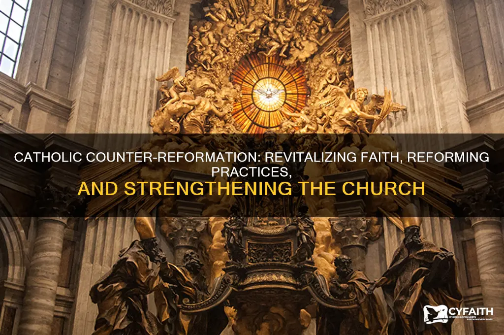 what did the catholics do during the catholic counter reformation