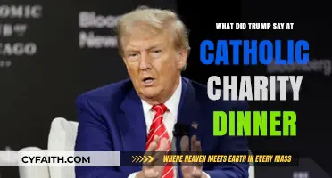 Trump's Remarks at Catholic Charity Dinner: Key Highlights and Reactions