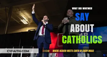 Whitmer's Remarks on Catholics Spark Controversy and Debate