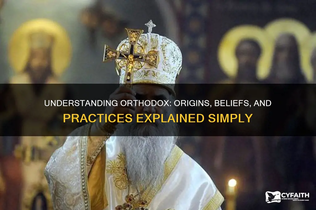 what dies orthodox mean