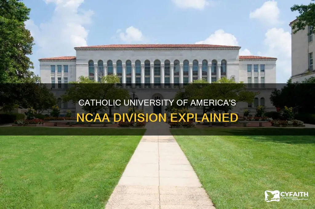 what division is catholic university of america