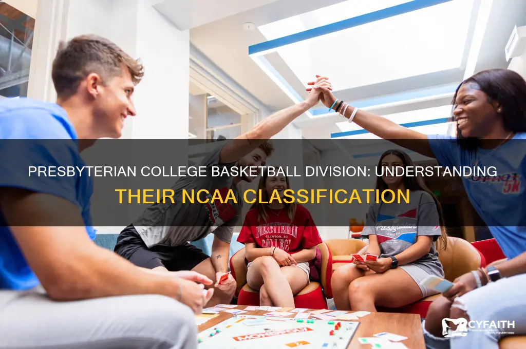 what division is presbyterian college basketball