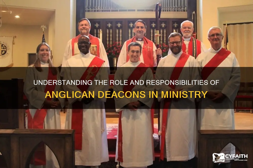 what do anglican deacons do