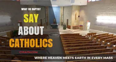 Baptist Perspectives on Catholic Beliefs and Practices Explored